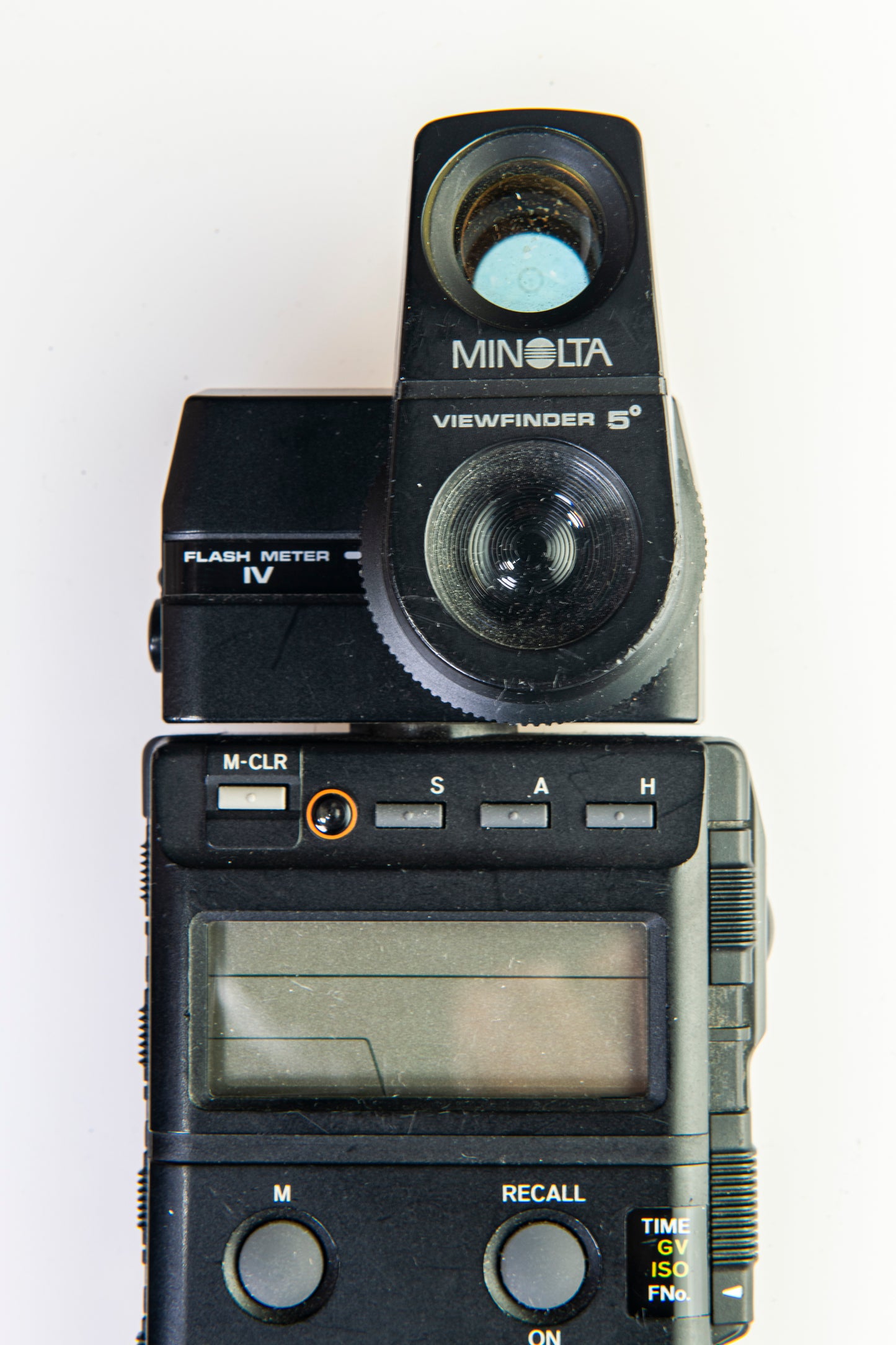 Minolta Flash Meter IV with 5 Degree Viewfinder Spot Attachment