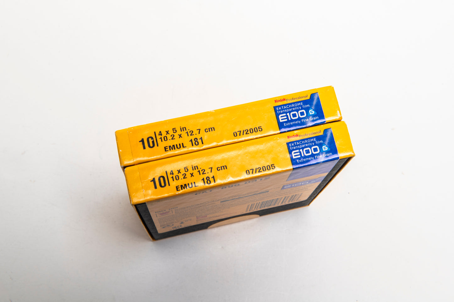 2 Boxes Kodak E100G 4x5 - 10 Sheets - Exp 2005