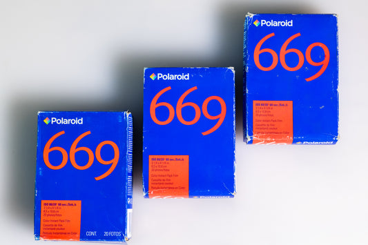 3 Double Packs Polaroid - Type 669 - Exp 2004