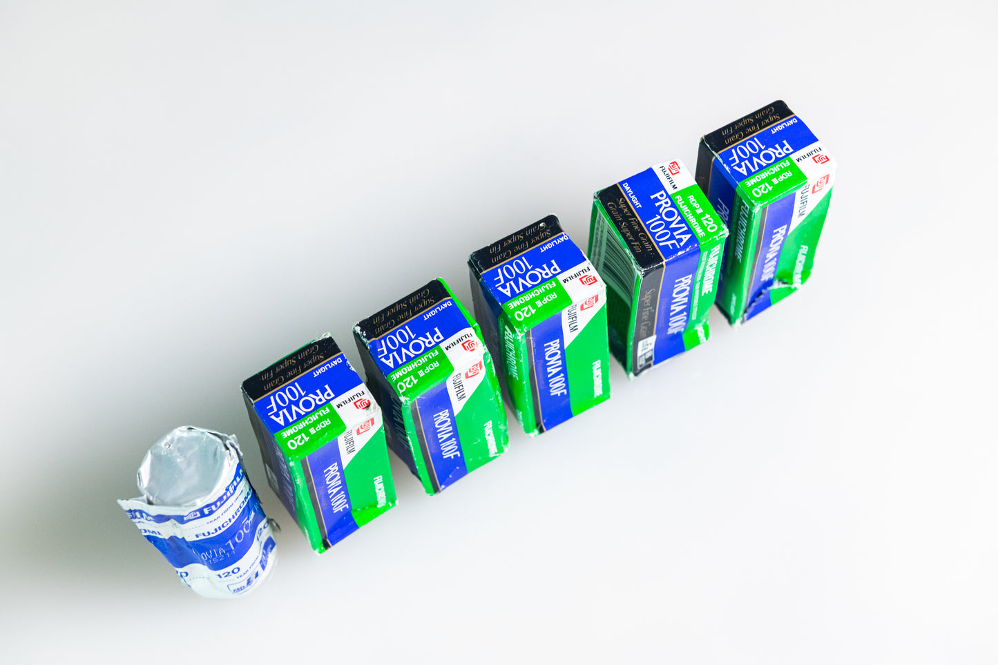 6 Rolls Fuji Provia 100F 120mm - Exp 2004