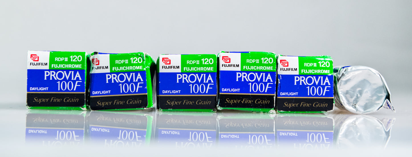 6 Rolls Fuji Provia 100F 120mm - Exp 2004