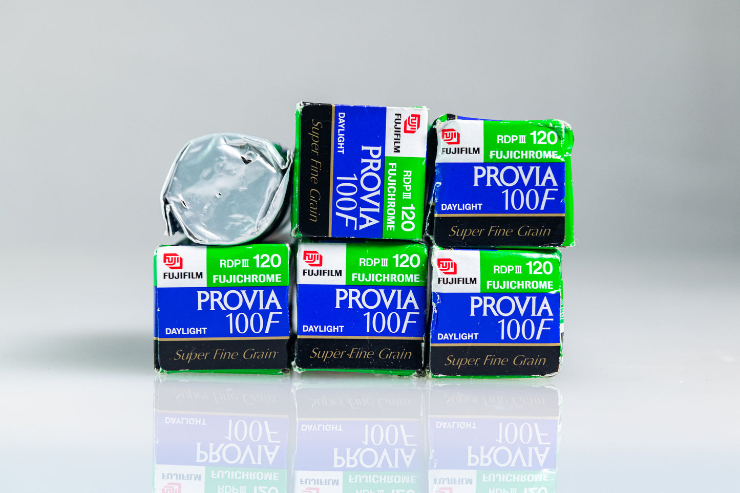 6 Rolls Fuji Provia 100F 120mm - Exp 2004