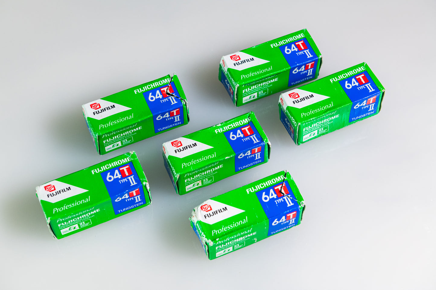 9 Rolls Fuji 64T Type II (Tungsten) 120mm - Exp 2003