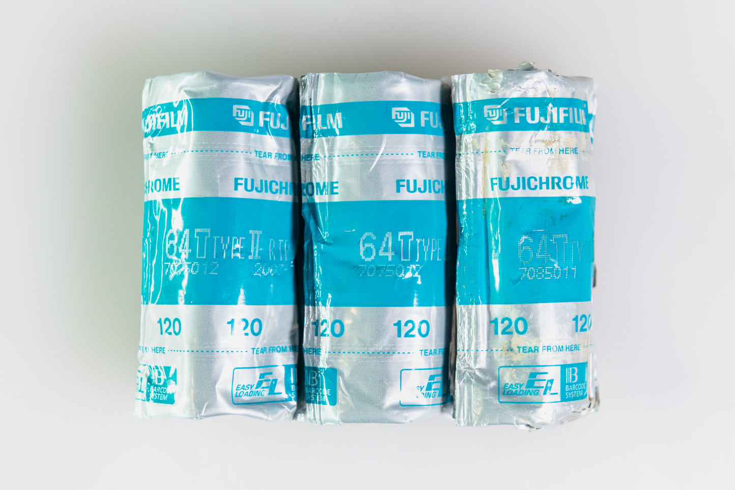 9 Rolls Fuji 64T Type II (Tungsten) 120mm - Exp 2003