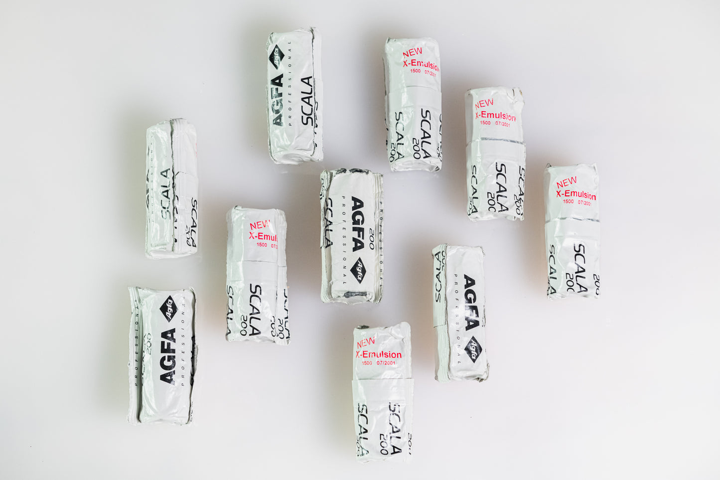 10 Rolls Agfa Scala 200 120mm - Exp 2001