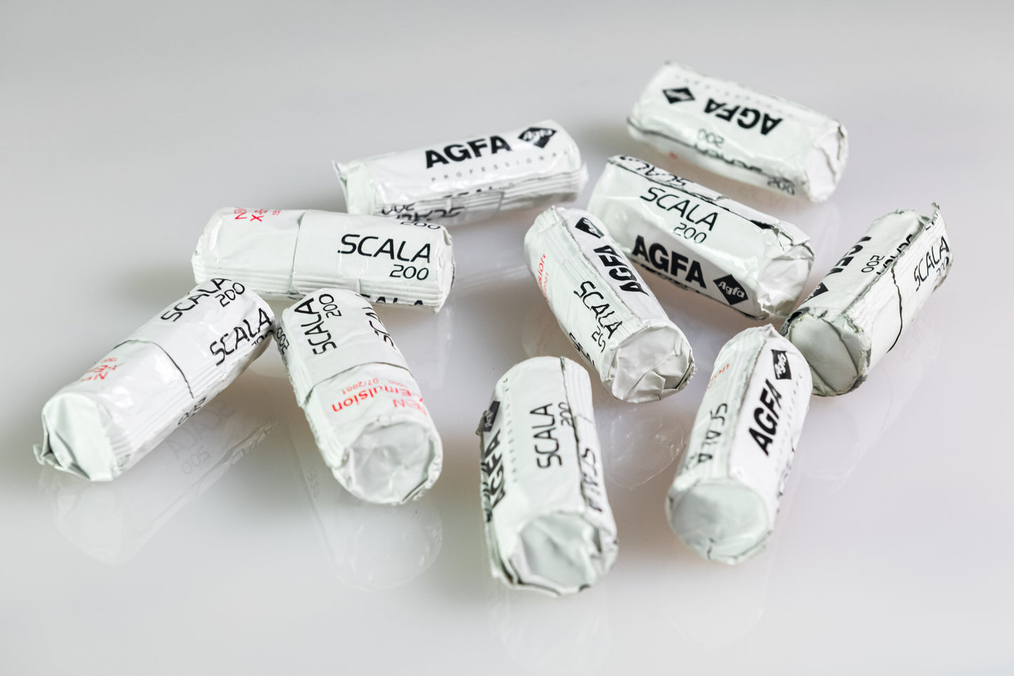 10 Rolls Agfa Scala 200 120mm - Exp 2001