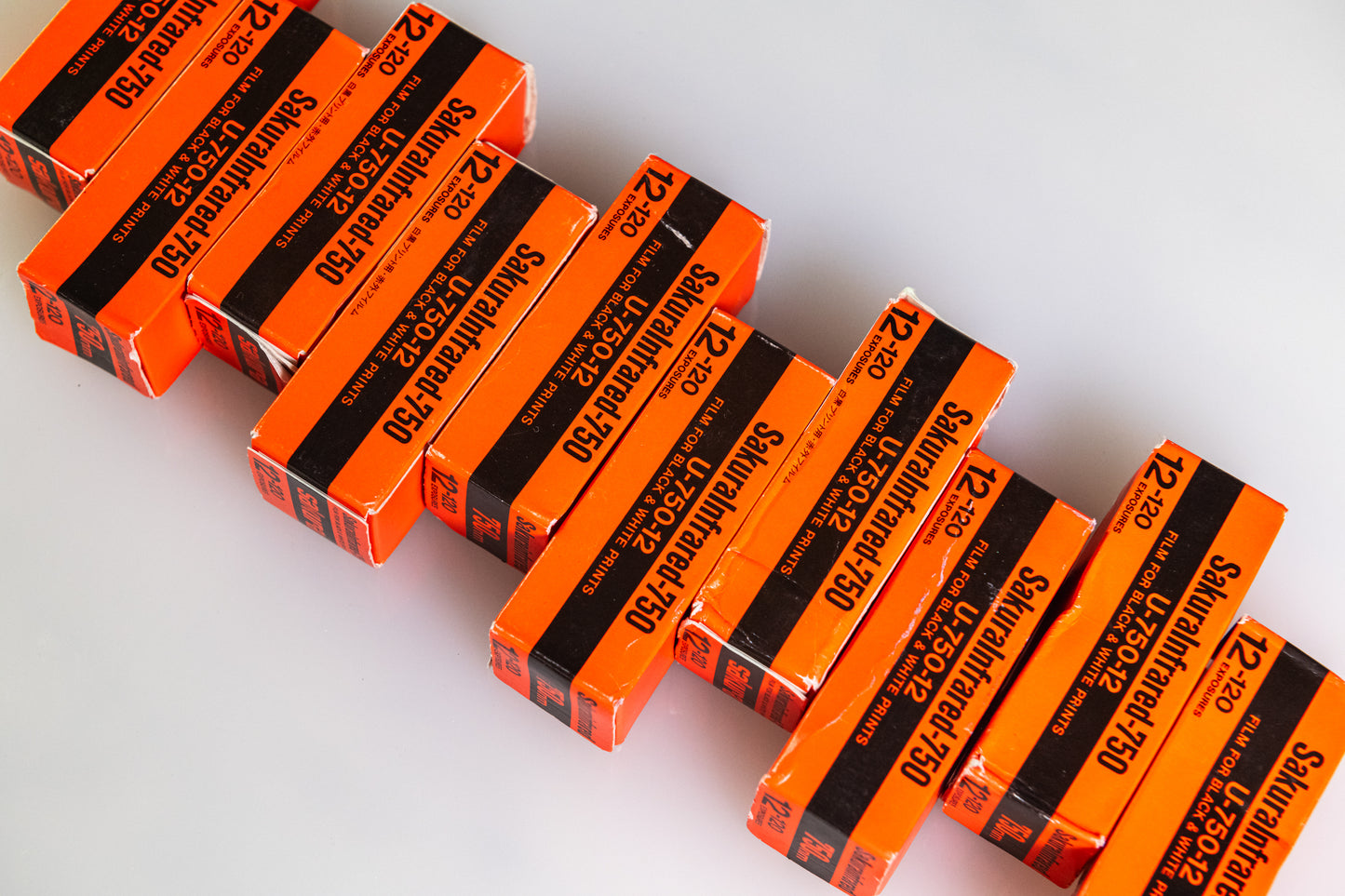 10 Rolls Sakura Infared 750 B&W 120mm - Exp 1987