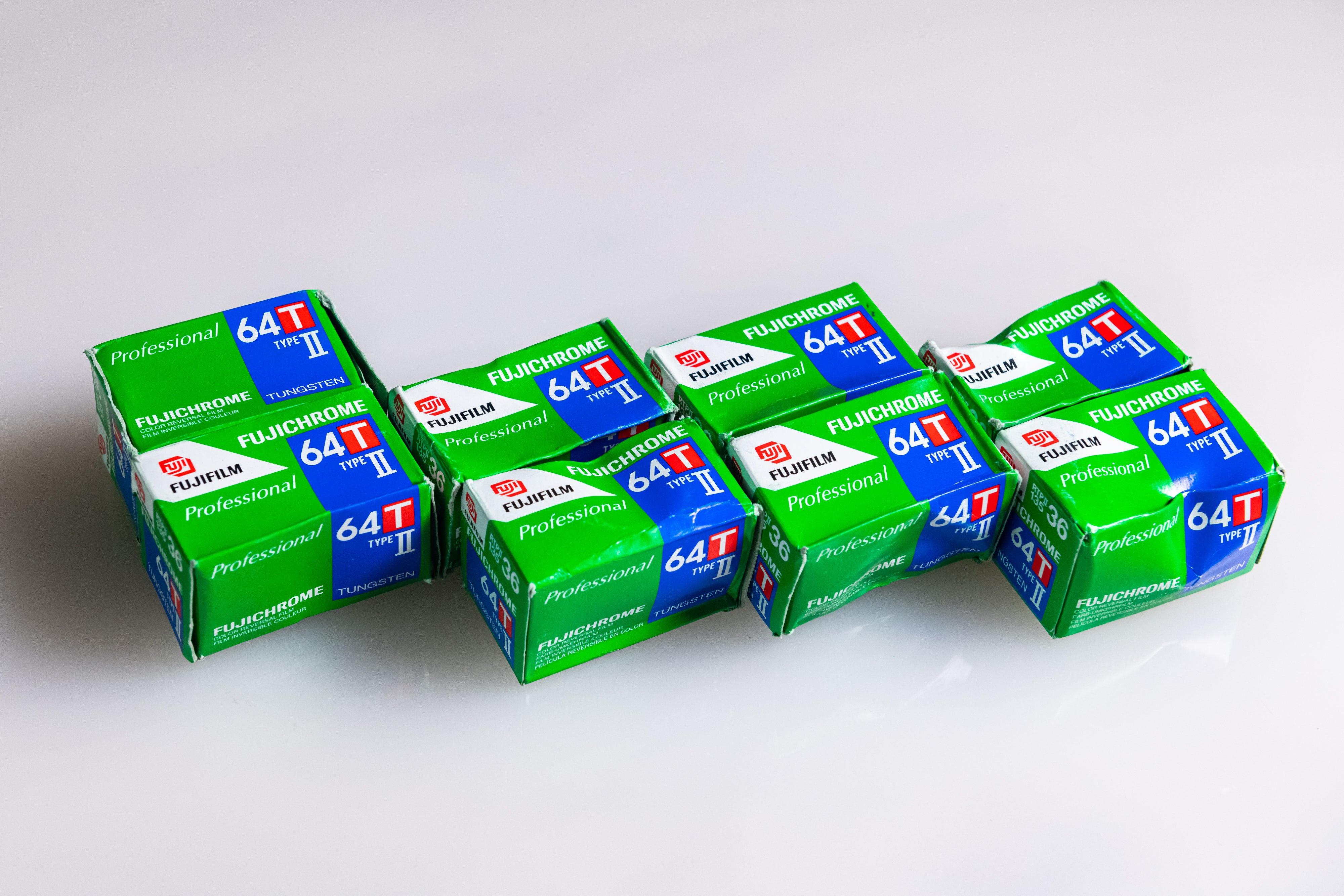 8 Rolls Fuji 64T (Tungsten) Type II 35mm - Exp 2001 – KWAKUSHOP
