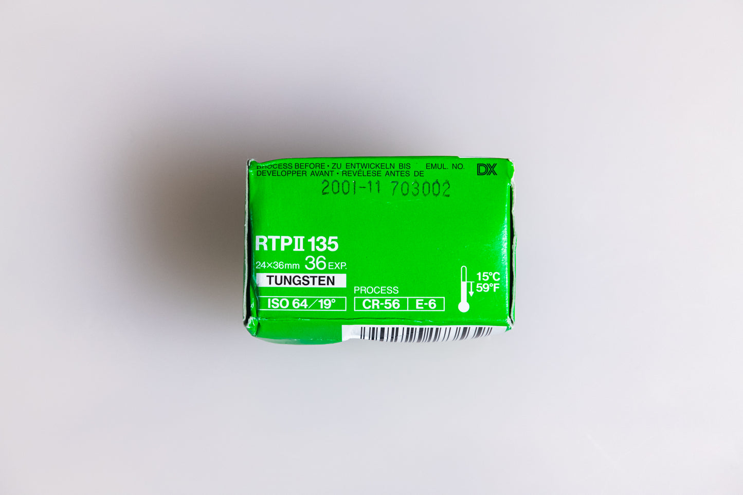 8 Rolls Fuji 64T (Tungsten) Type II 35mm - Exp 2001