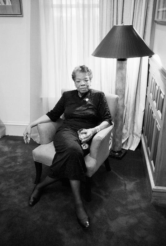 Maya Angelou with Mint Julep - Harlem 2005