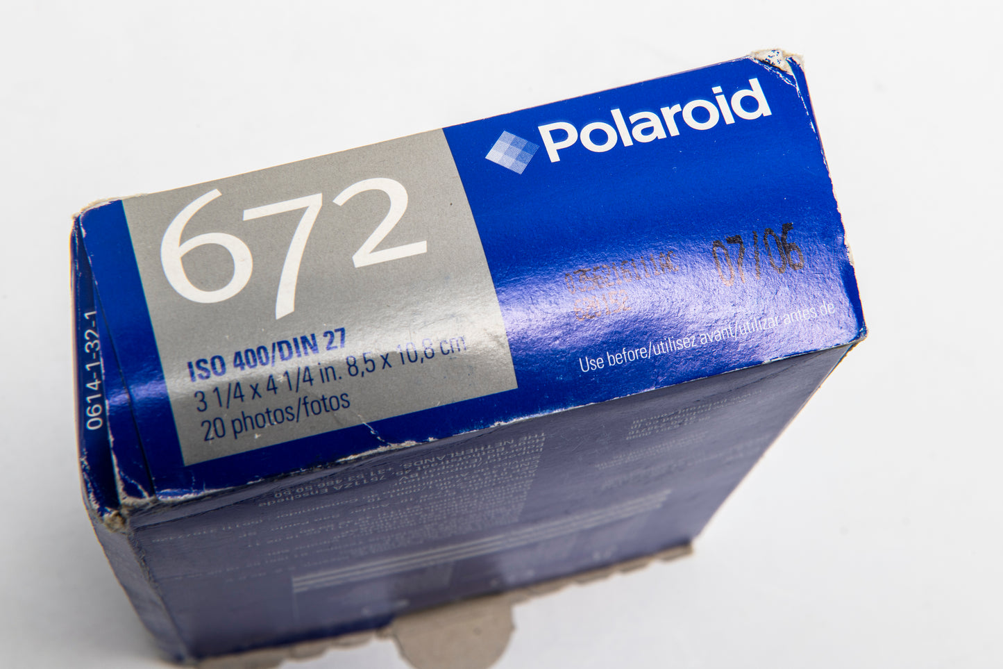 1 Box Polaroid - Type 672 - Exp 2006