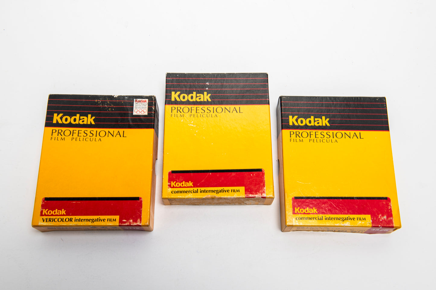 3 Boxes Rare Kodak Vericolor Internegative 4x5 Film 50 sheets Exp 1994 - 1997