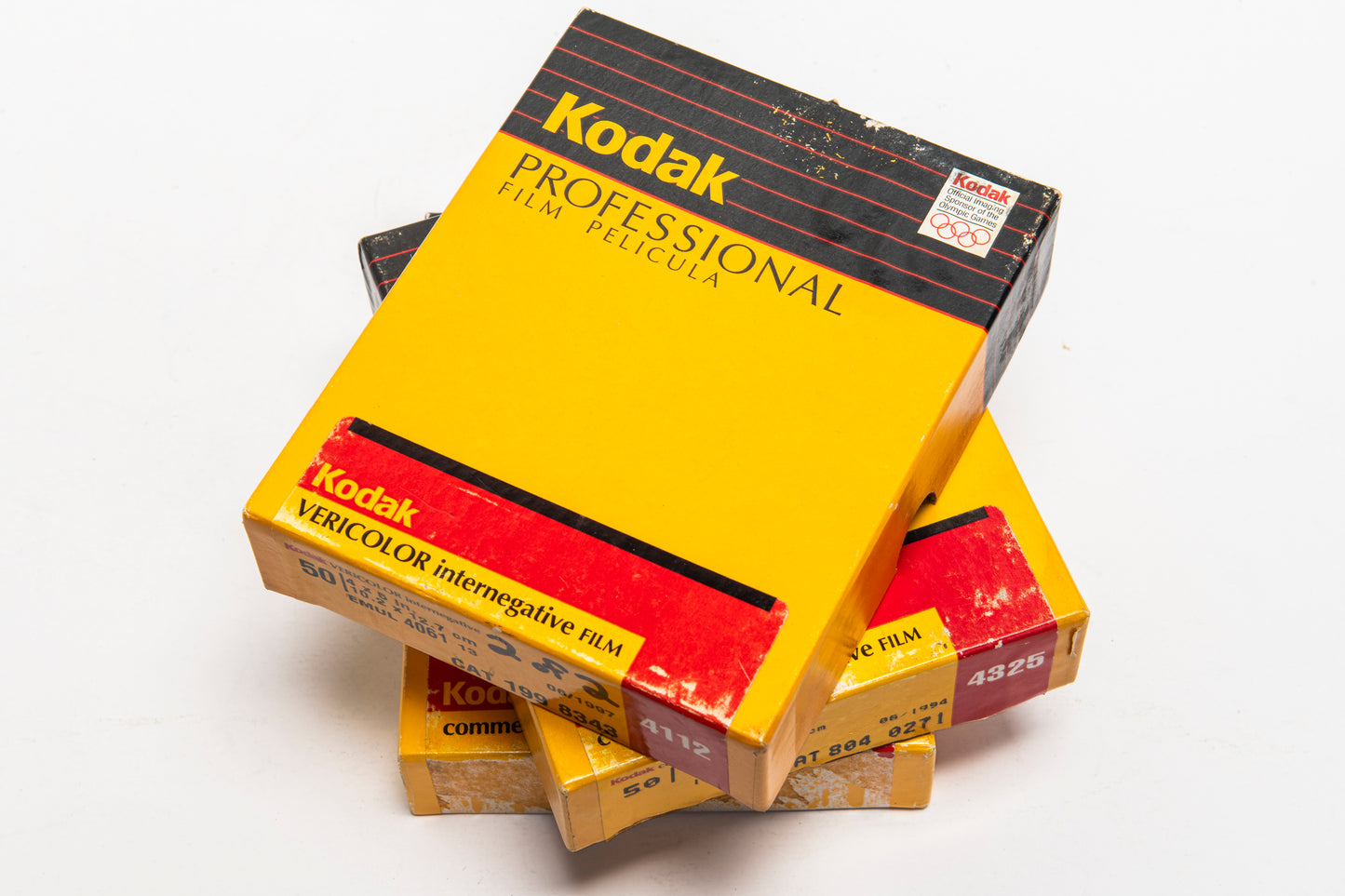 3 Boxes Rare Kodak Vericolor Internegative 4x5 Film 50 sheets Exp 1994 - 1997