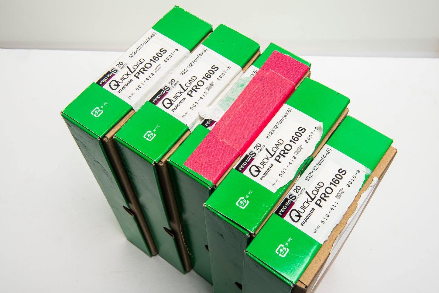 Fuji Pro 160s Quick Load 4x5 -20 Sheets per Box - Exp 2007-2010