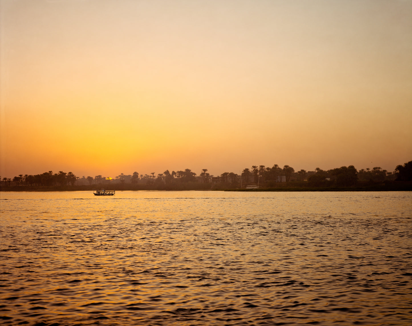 Sunset Over The Nile